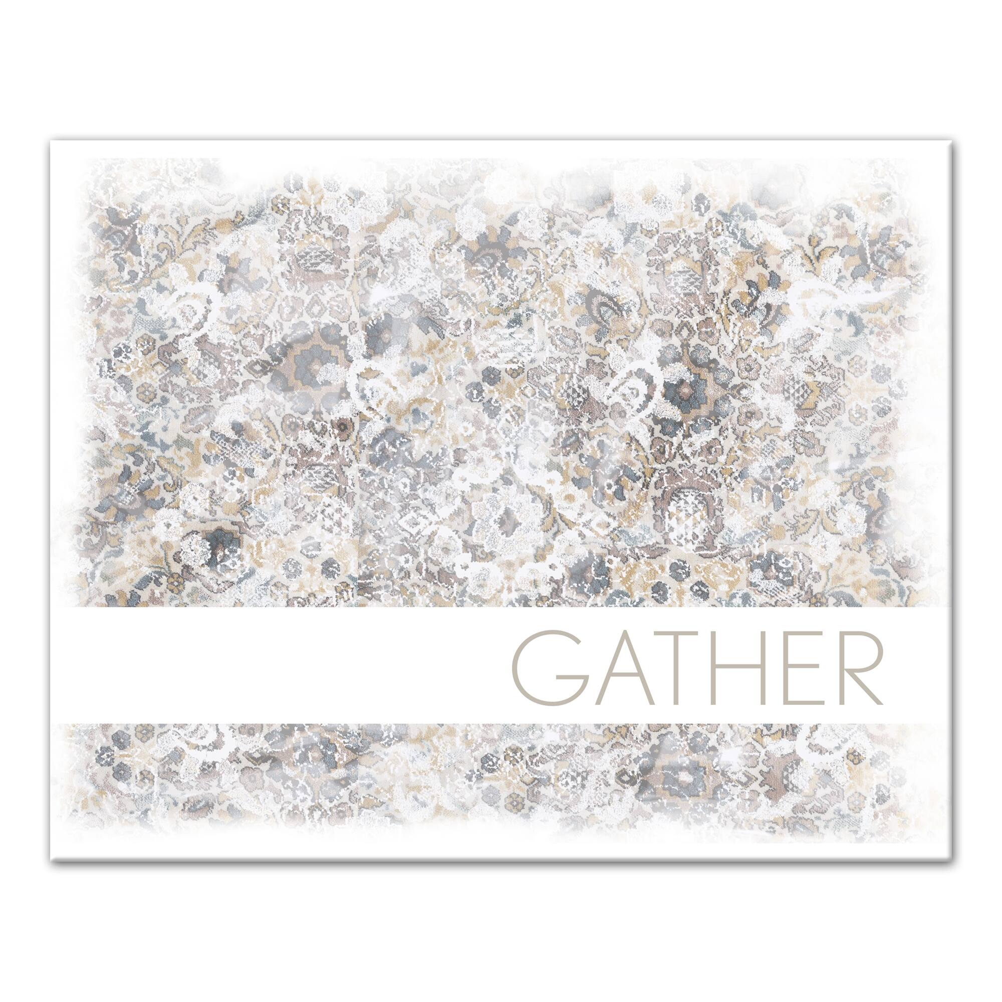 Faded Gather Canvas Wall Art